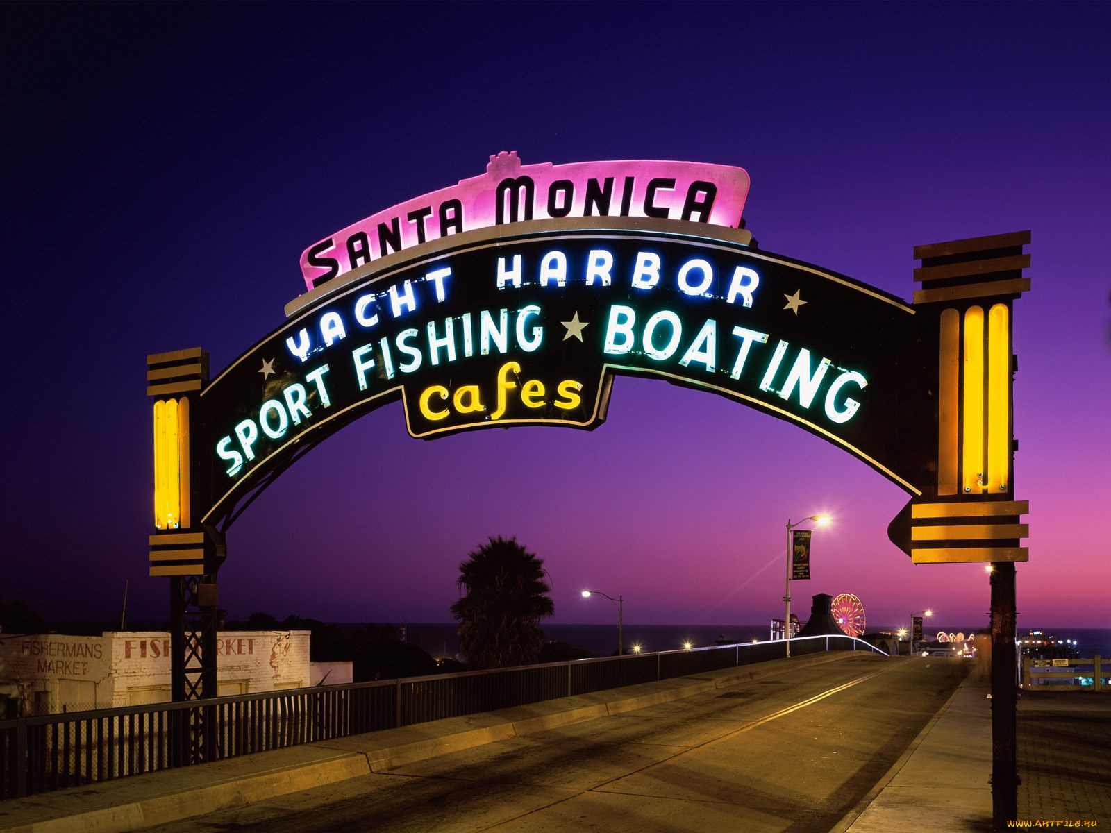 santa, monica, pier, california, , , 